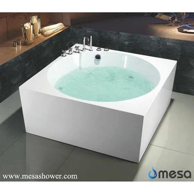 2017 Jaunā dizaina izstrādājuma stūra uzstādīšana Acrylic Whirlpool Hydro masāžas vanna ar 10 gadu garantiju